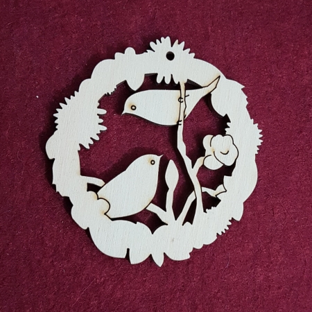 Figurine, elemente decor - decoratiune-din-lemn-pasarele