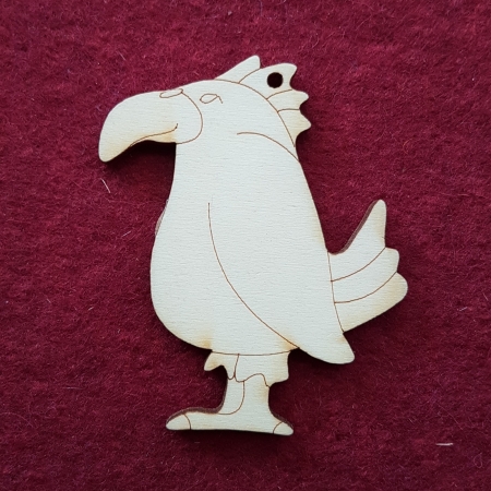 Flora/Fauna - figurina-din-lemn-papagal