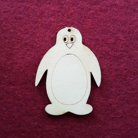Flora/Fauna - figurina-din-lemn-pinguin