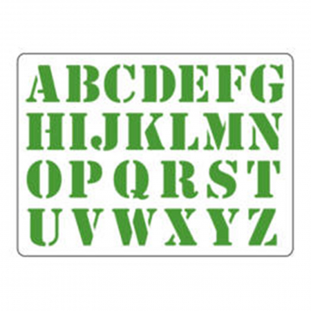 Sabloane plastic - sablon-plastic-s23-majuscule-ingrosate