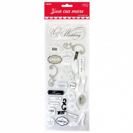 Carton/Hartie efecte speciale - Ornament autoadeziv - Ziua cea mare