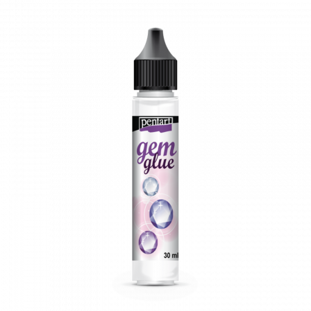 Perle jumatati/Strasuri - adeziv-perle-strasuri-pentart-gem-glue-30ml