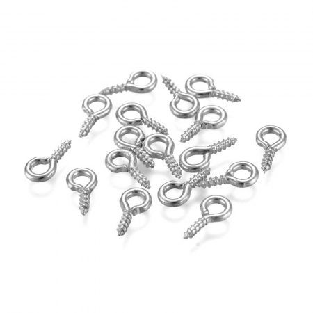Margele si accesorii - agatatoare-pandantiv-cu-surub-argintiu-auriu-bronz
