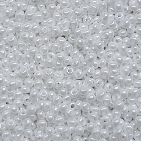 Margele nisip Preciosa Ornela 10/0 - Alb sidefat 46102 [0]