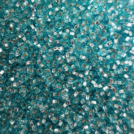 Margele nisip Preciosa Ornela 10/0 - 40 g - Albastru ciel miez argintiu 67000 [0]