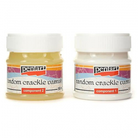 Lacuri de crapare - lac-bicomponent-crapaturi-random-2x50ml-pentart