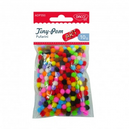 Pom pom - pompoane-plusate-colorate-6mm-10g-daco-adp350
