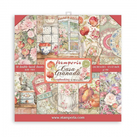 Carton/Hartie Scrapbooking - album-scrapbooking-casa-granada-sbbl99-stamperia