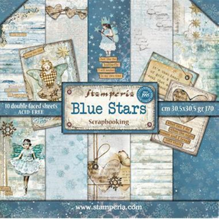 album-scrapbooking-blue-stars-sbbl35-stamperia [0]