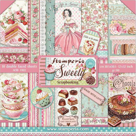 Carton/Hartie Scrapbooking - album-scrapbooking-sweety-sbbl78-stamperia