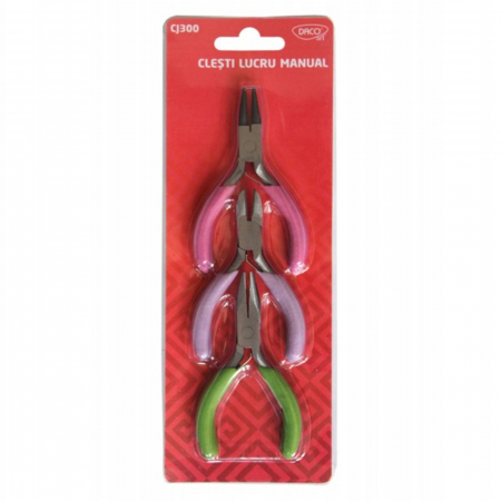 Margele si accesorii - set-3-clesti-lucru-manual-8cm-daco