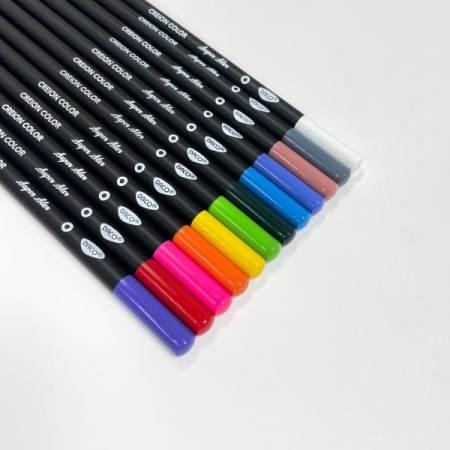 Creioane Colorate Super Star Black & White – Set 12 bucăți [2]