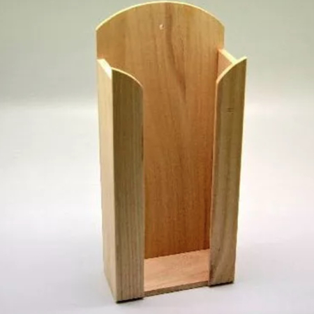 Cutii, suporturi - suport-servetele-lemn-natur-vertical-decorabil-30 cm