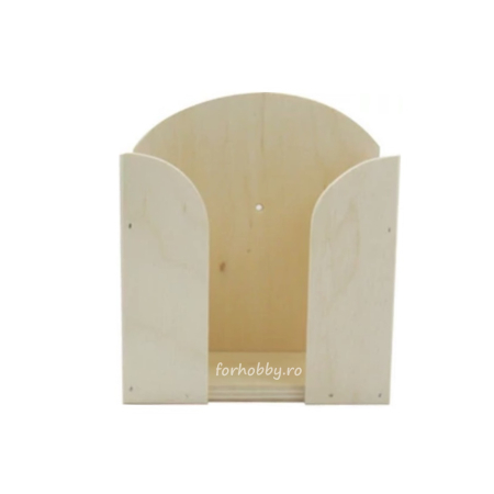 Cutii, suporturi - suport-servetele-lemn-natur-vertical-decorabil-14.5cm