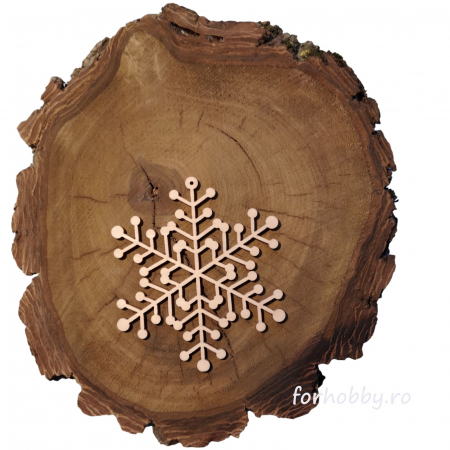 Hobby - figurina-lemn-fulg-de-nea-9cm-cutcat