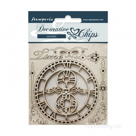 Ornamente - chipboard-mecanism-ceas-stamperia-scb22