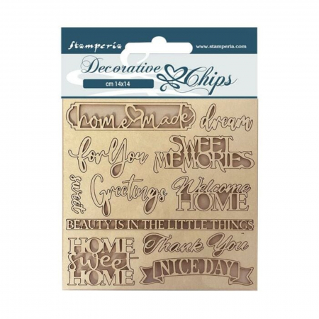 Lemn - decorative-chips-granada-frases-stamperia-scb110