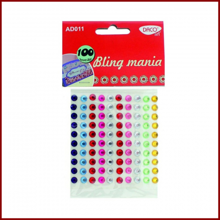 Perle jumatati/Strasuri - strasuri-autoadezive-bling-mania-daco-ad011