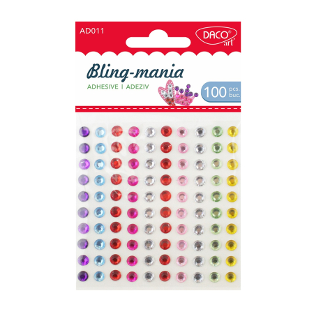 Perle jumatati/Strasuri - strasuri-autoadezive-bling-mania-daco-ad011