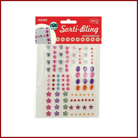 Perle jumatati/Strasuri - strasuri-autoadezive-sorti-bling-daco-ad205