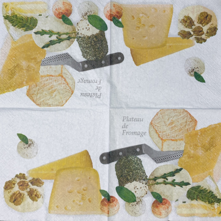 Decor - servetel-pentru-decoupage-33x33cm-degustare-de-branza