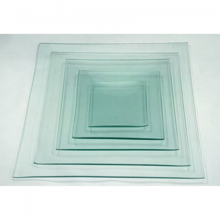 Platouri - farfurie-sticla-decorativa-patrata-10-15-20-25-30cm