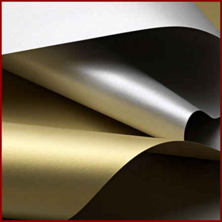 Carton/Hartie efecte speciale - Carton metalizat A4 250 g - Aur/Argint -Special Events
