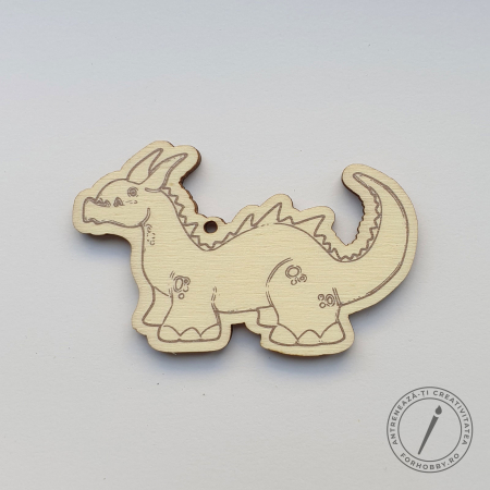 Lemn - figurina-din-lemn-dinozaur