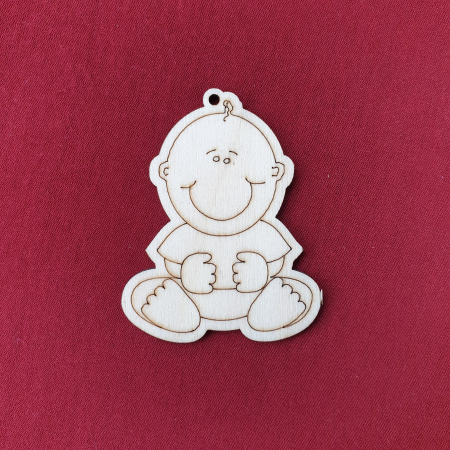 Figurine, elemente decor - Figurina din lemn - Baietel