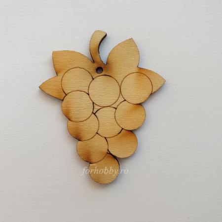 Flora/Fauna - figurina-din-lemn-struguri
