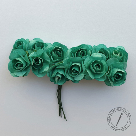 Flori artificiale - flori-din-hartie-12bc-trandafir-2cm