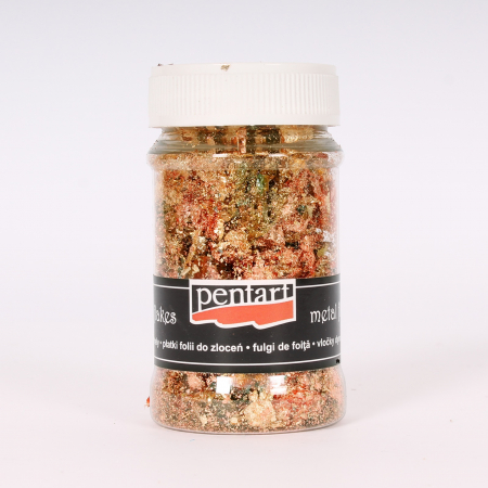 Foite/fulgi schlagmetal - fulgi-foita-imitatie-100ml-pentart