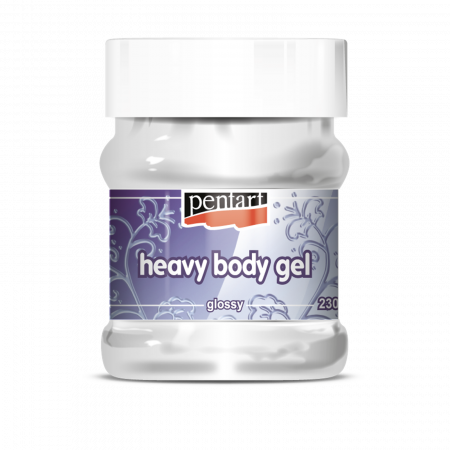 Paste structura - gel-dens-lucios-heavy-body-gel-glossy-pentart