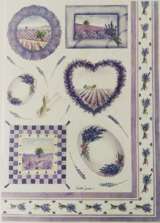 Hartie de orez - hartie-de-orez-decomania-lavanda-5110
