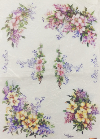 Hartie de orez - hartie-de-orez-decomania-flori-5016