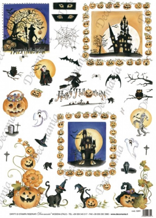 Hartie de orez - hartie-de-orez-decomania-halloween-5201