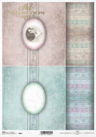 Hartie de orez - hartie-de-orez-decor-vintage-itd-collection-r1534