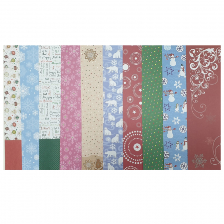 Carton/Hartie Scrapbooking - hartie-scrapbooking-80g-modele-de-craciun