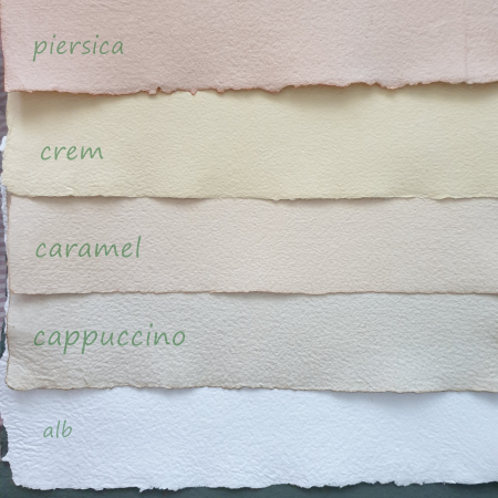 Hartie reciclata manual - Alb [1]