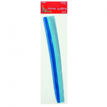 Quilling - hartie-quilling-200-30x5-albastru-senin-daco-hr908