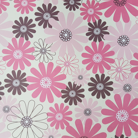Carton/Hartie Scrapbooking - hartie-scrapbooking-80g-flori-mari