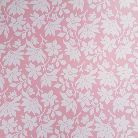 Carton/Hartie Scrapbooking - hartie-scrapbooking-80g-tapet-floral-roz