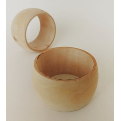 Lemn - Obiect decorabil din lemn - Bratara lemn 4.5 cm