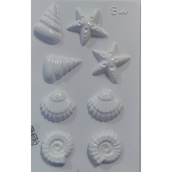 Modele marine - matrita-pentru-turnat-ipsos-pentart-scoici-mici