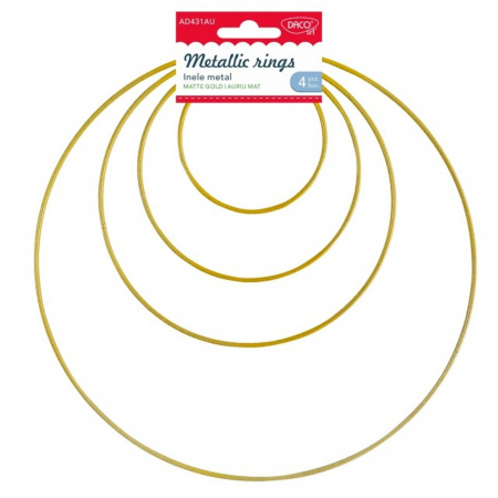 Aplice decor - inele-cercuri-metalice-4-dimensiuni-daco-ad431