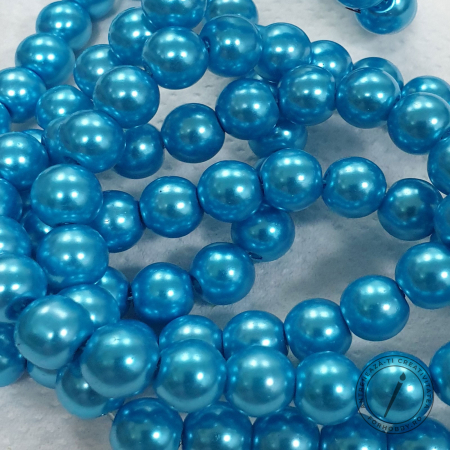 Perle/margele acrilice/lemn - margele-sticla-imitatie-perle-8mm