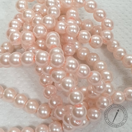 Perle/margele acrilice/lemn - margele-sticla-imitatie-perla-6mm