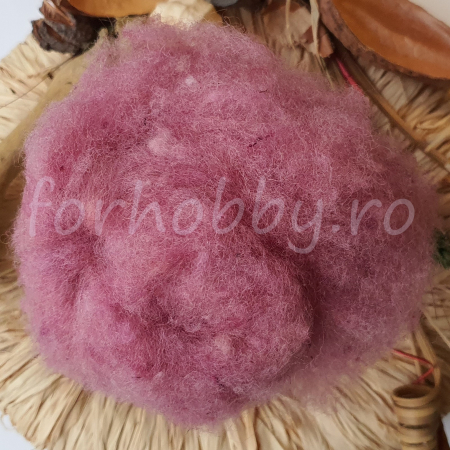 Lana colorata - lana-cardata-colorata-naturala-pentru-impaslit-50g
