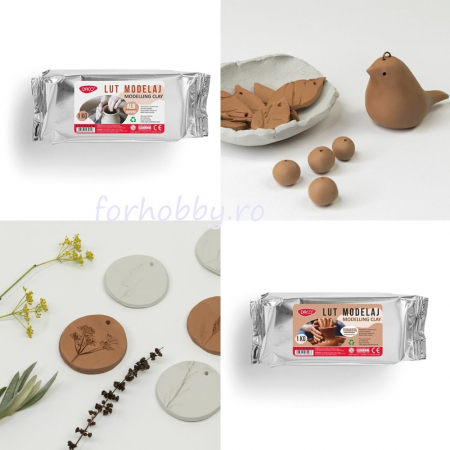Praf / Pasta modelaj/Plastilina - lut-pentru-modelaj-1000-g-daco-LT1000T