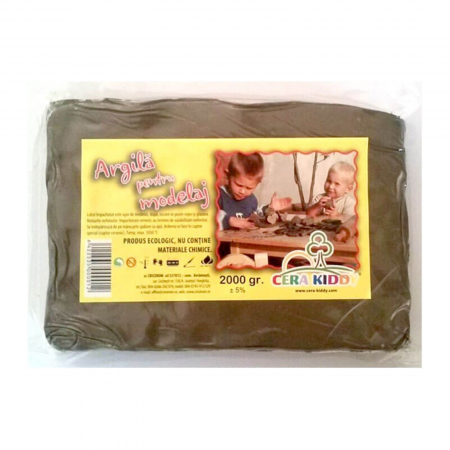 Praf / Pasta modelaj/Plastilina - lut-pentru-modelaj-si-olarit-2kg-cera-kiddy